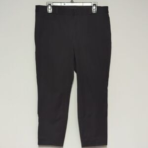 Banana Republic Black Dress Pants with Slim Fit and Cropped Length